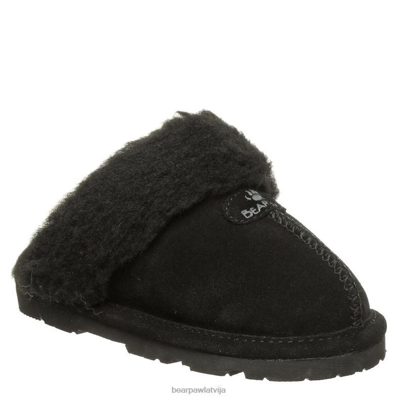 melns bērni čības BEARPAW loki jaunatne P2XFF617