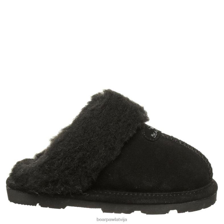 melns bērni čības BEARPAW loki jaunatne P2XFF617