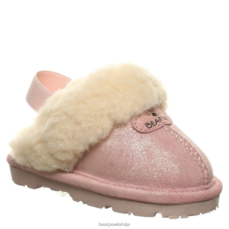 rozā mirdzums bērni čības BEARPAW loki toddler P2XFF612