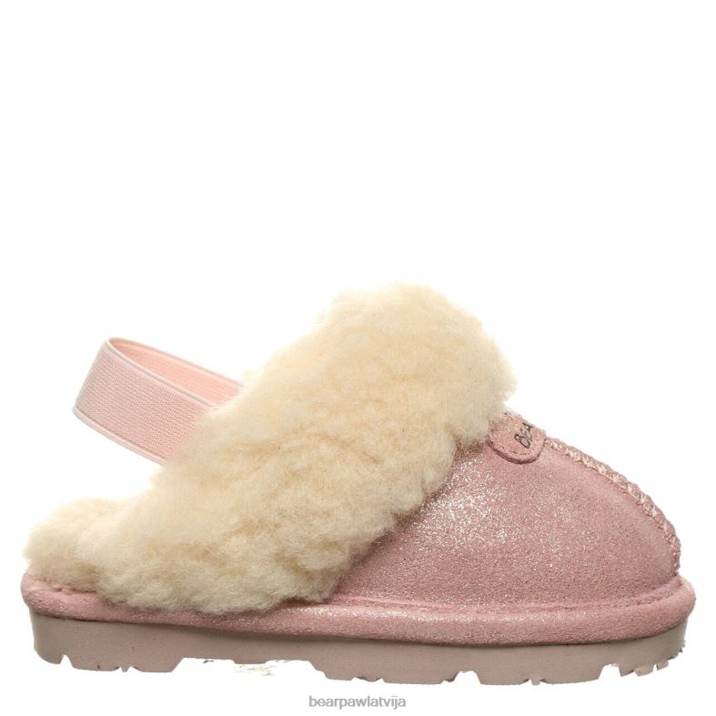 rozā mirdzums bērni čības BEARPAW loki toddler P2XFF612