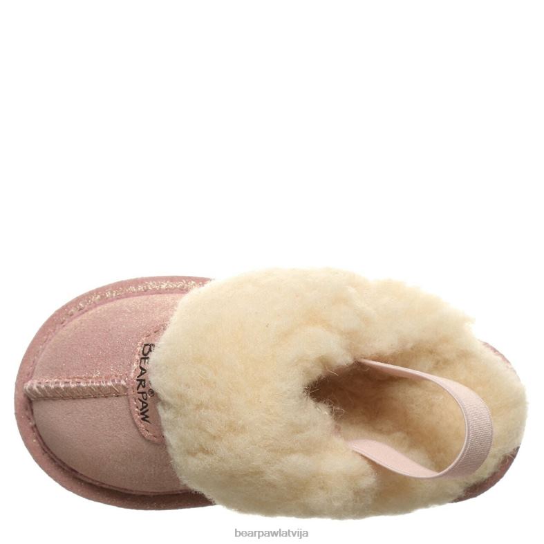 rozā mirdzums bērni čības BEARPAW loki toddler P2XFF612