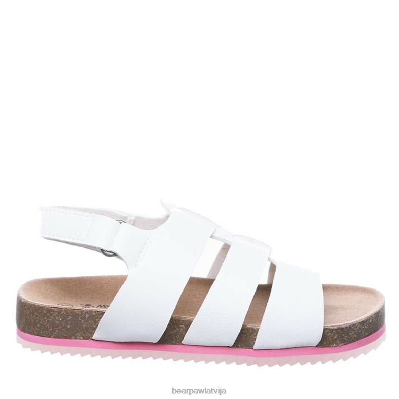 balts bērni sandales BEARPAW zaidee jaunatne P2XFF627