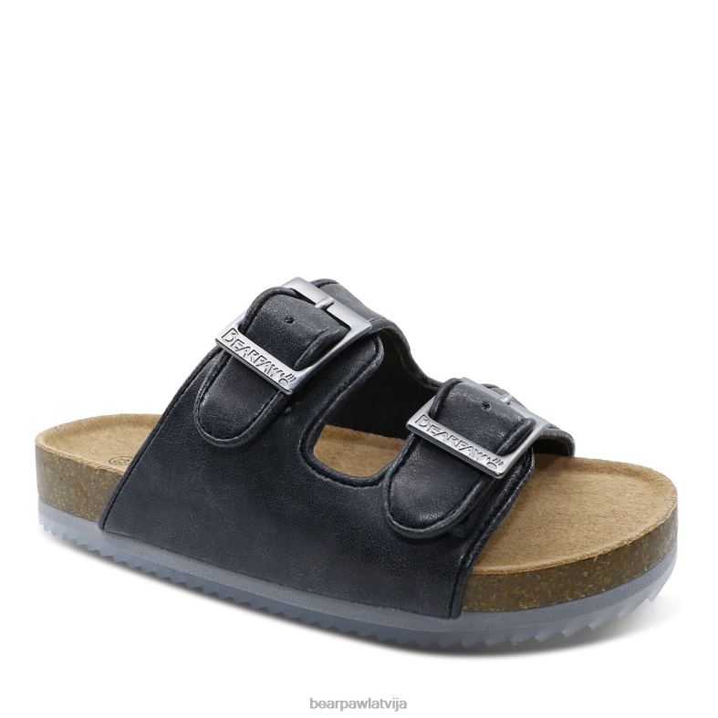 melns bērni sandales BEARPAW Bruklinas jaunieši P2XFF620