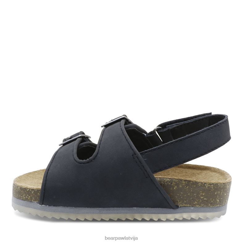 melns bērni sandales BEARPAW Bruklinas toddler P2XFF621