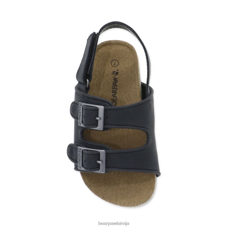 melns bērni sandales BEARPAW Bruklinas toddler P2XFF621