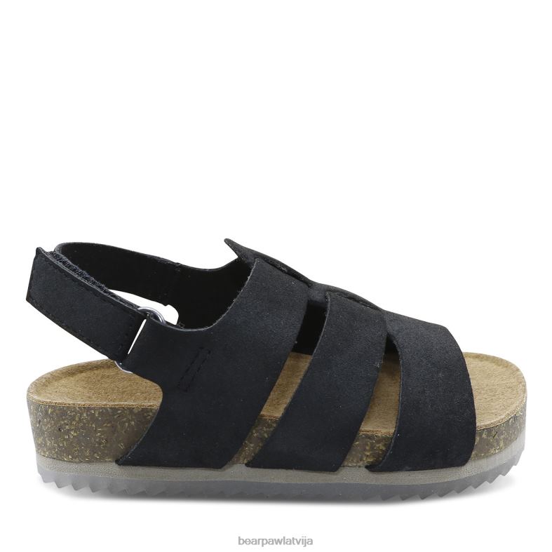 melns bērni sandales BEARPAW zaidee toddler P2XFF623
