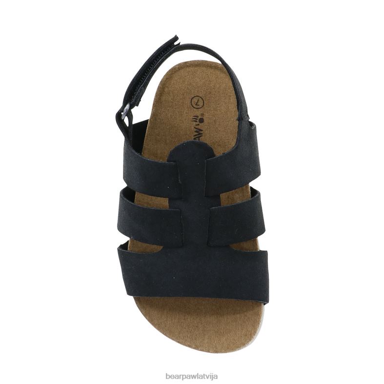 melns bērni sandales BEARPAW zaidee toddler P2XFF623