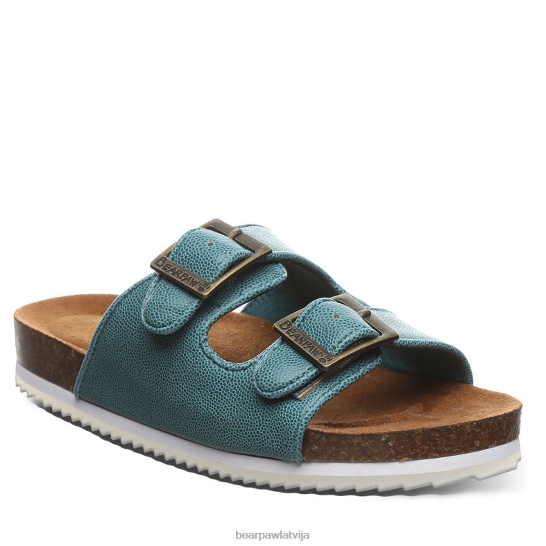 zilganzaļa bērni sandales BEARPAW Bruklinas jaunieši P2XFF624