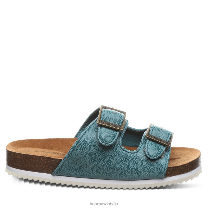 zilganzaļa bērni sandales BEARPAW Bruklinas jaunieši P2XFF624