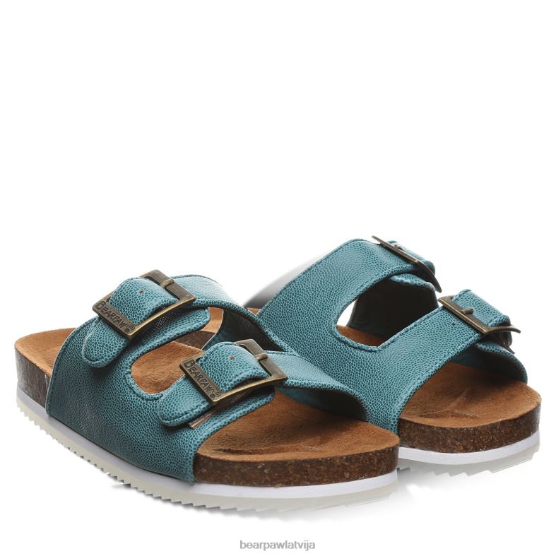 zilganzaļa bērni sandales BEARPAW Bruklinas jaunieši P2XFF624