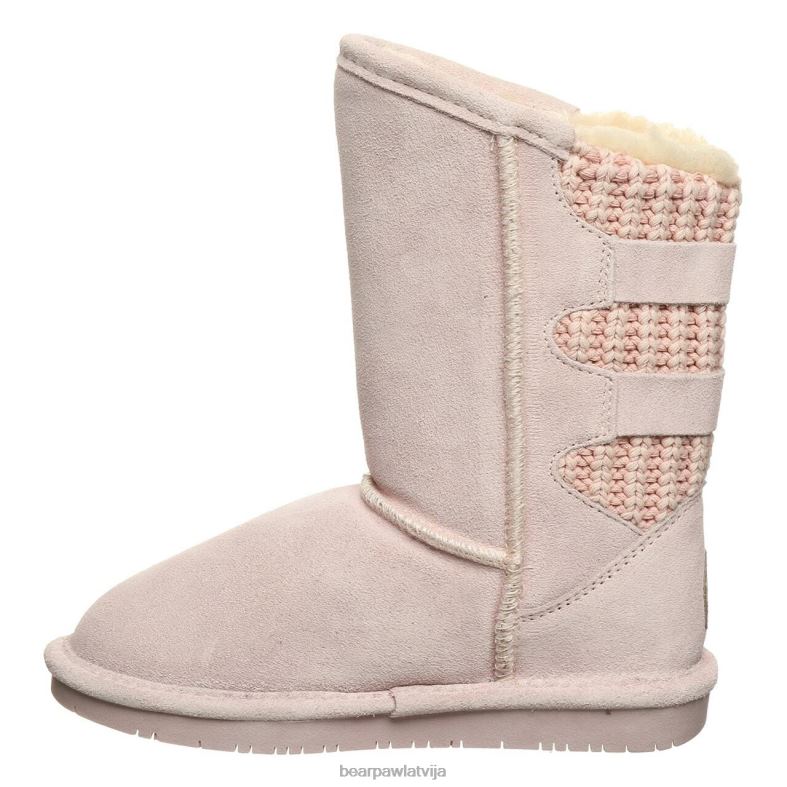gaiši rozā bērni zābaki BEARPAW boshie jaunatne P2XFF608
