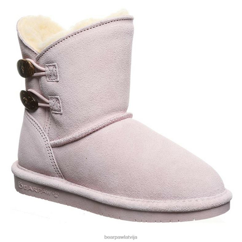 gaiši rozā bērni zābaki BEARPAW rosaline jaunatne P2XFF581