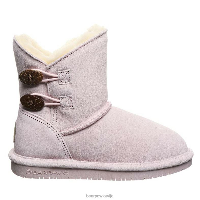 gaiši rozā bērni zābaki BEARPAW rosaline jaunatne P2XFF581
