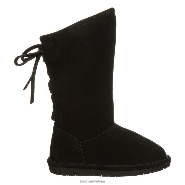 melns bērni zābaki BEARPAW filija jaunatne P2XFF606