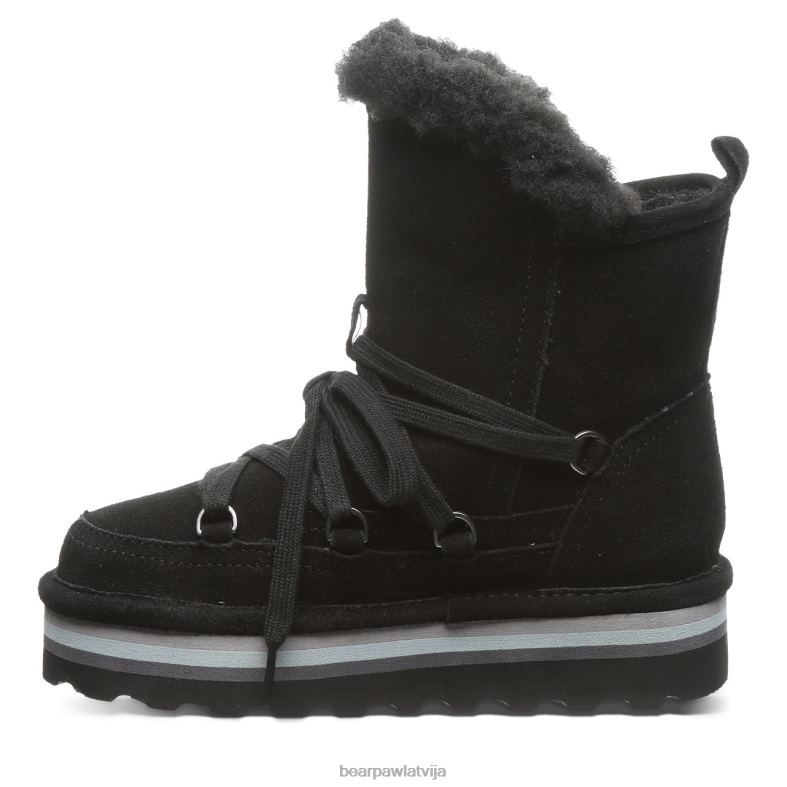 melns bērni zābaki BEARPAW retro mondi jaunatne P2XFF599