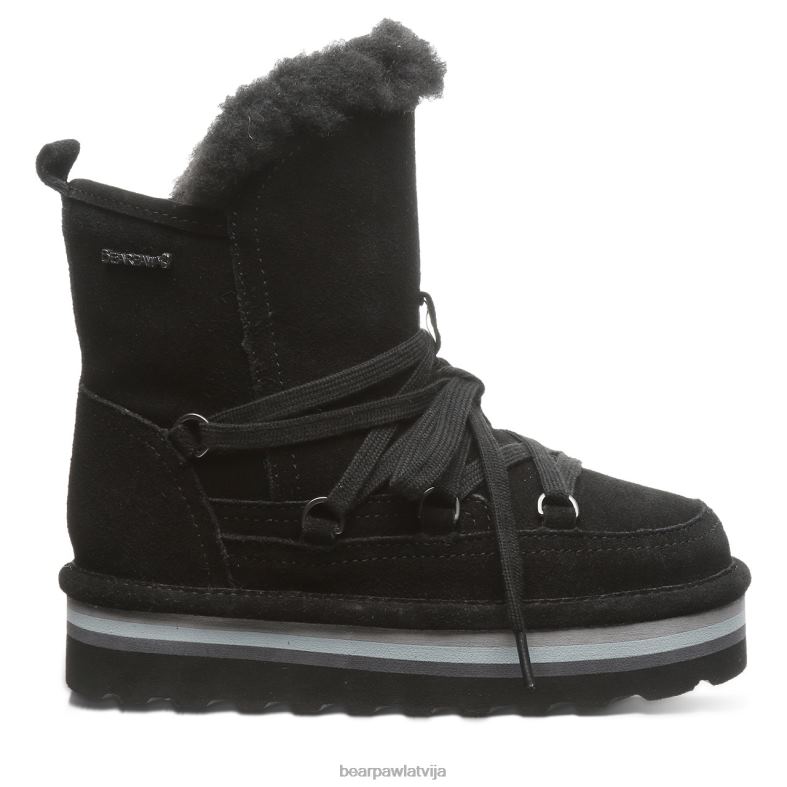 melns bērni zābaki BEARPAW retro mondi jaunatne P2XFF599