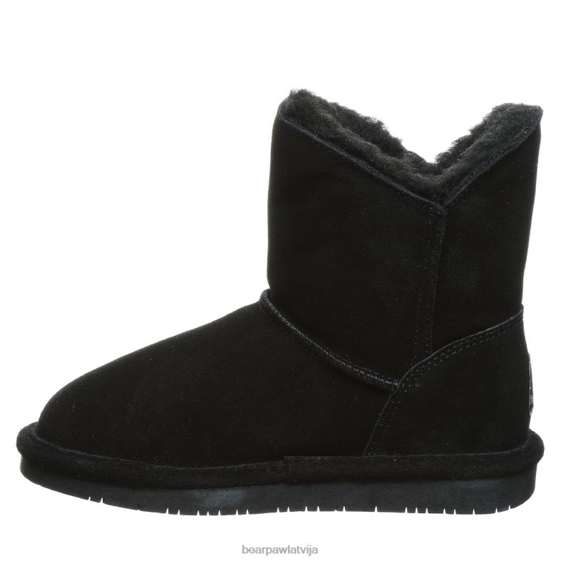 melns bērni zābaki BEARPAW rosaline jaunatne P2XFF602