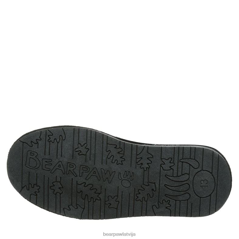 melns bērni zābaki BEARPAW rosaline jaunatne P2XFF602