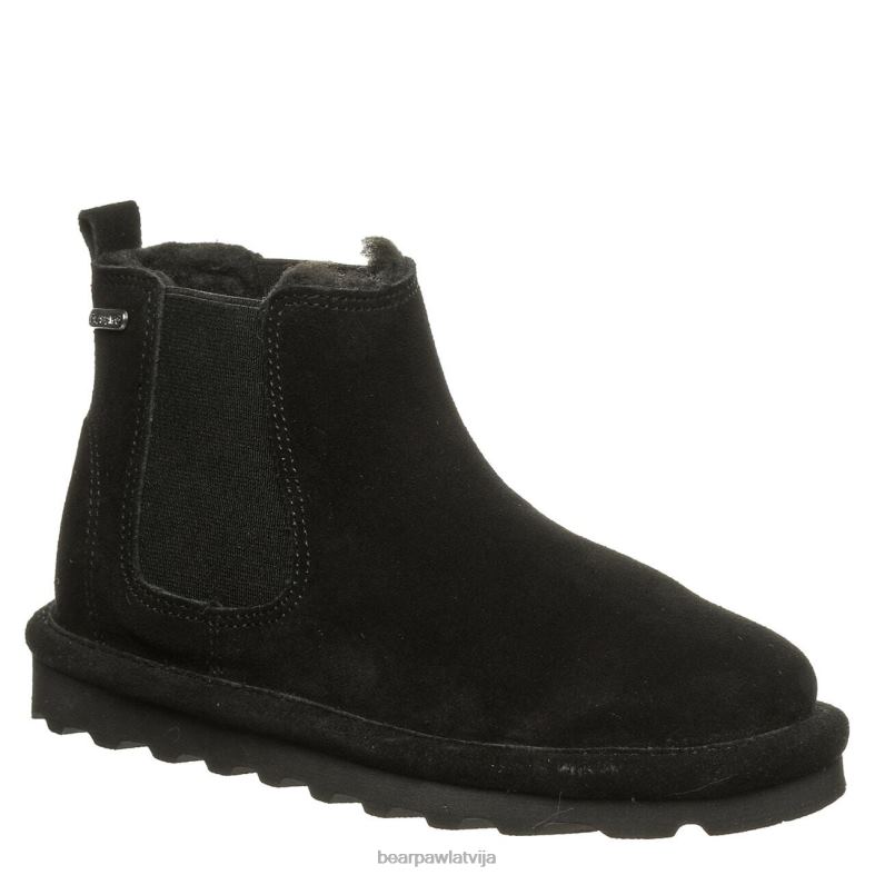 melns bērni zābaki BEARPAW zīmēja jaunību P2XFF574
