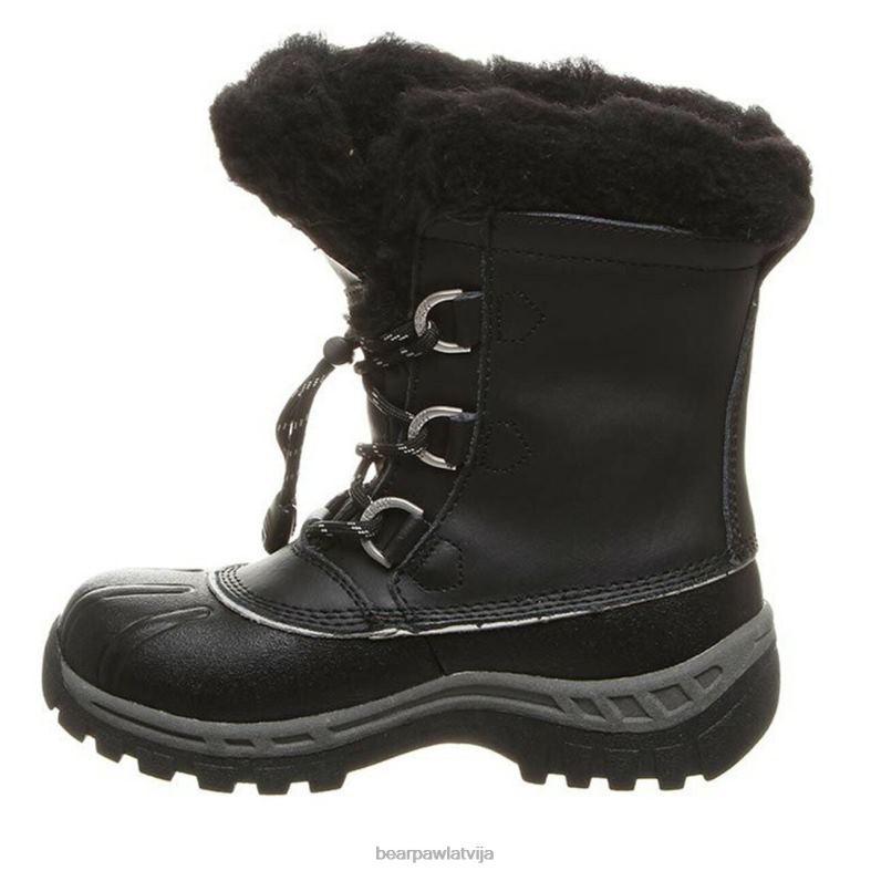melns/pelēks bērni zābaki BEARPAW Kellija jaunība P2XFF595
