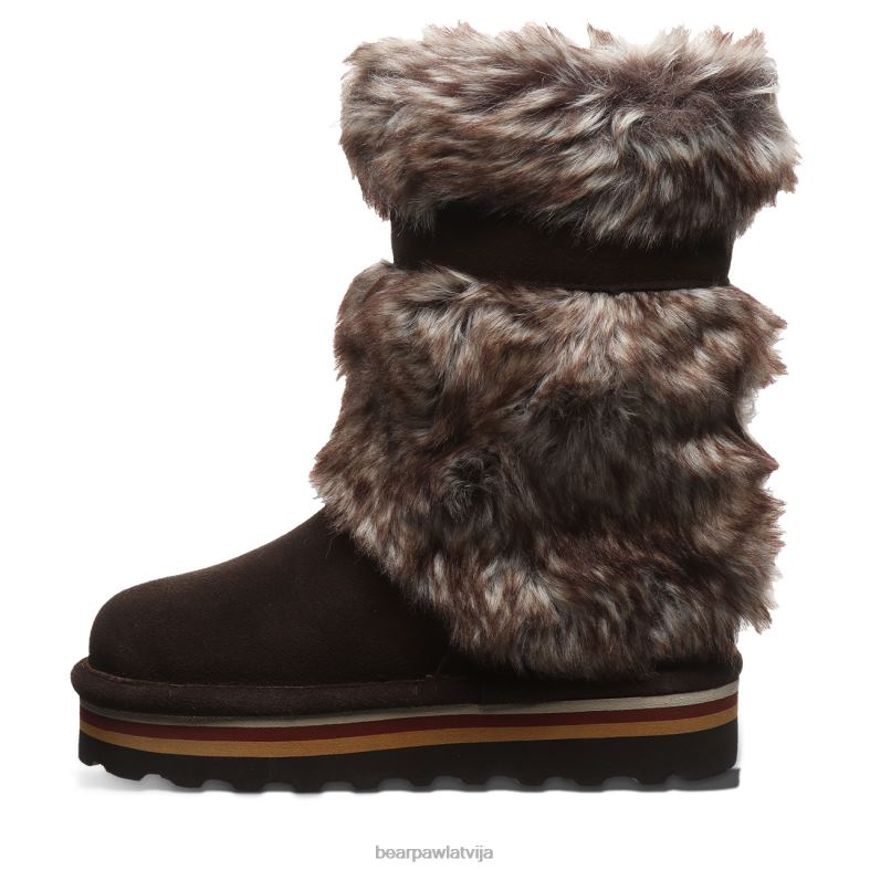 šokolāde bērni zābaki BEARPAW retro tama jaunība P2XFF596