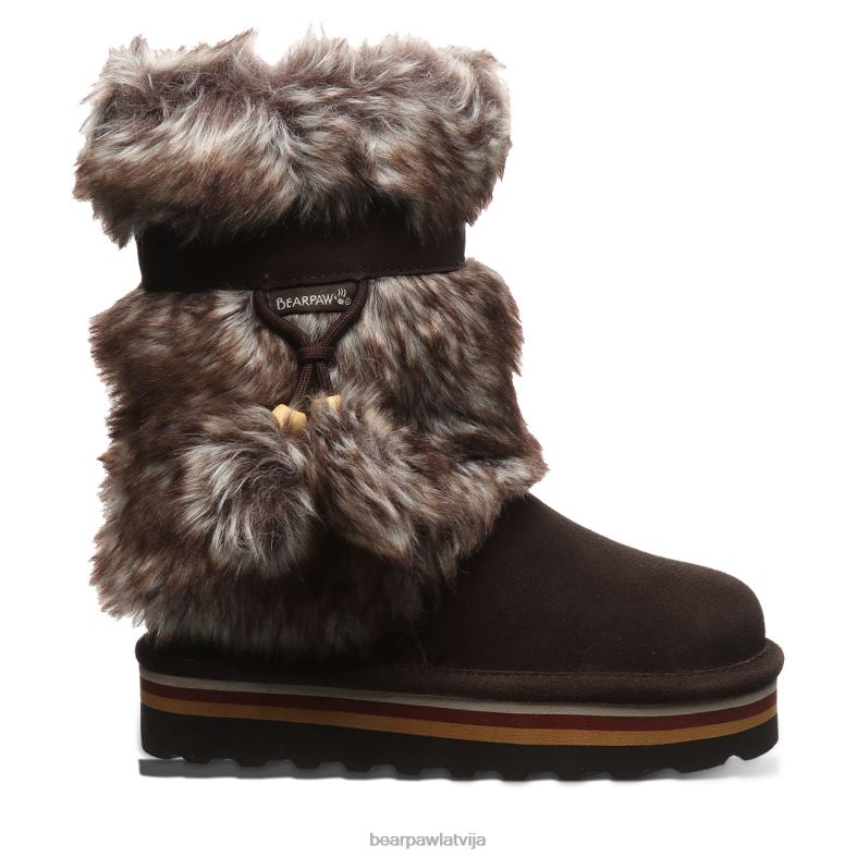 šokolāde bērni zābaki BEARPAW retro tama jaunība P2XFF596