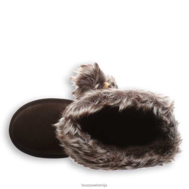šokolāde bērni zābaki BEARPAW retro tama jaunība P2XFF596