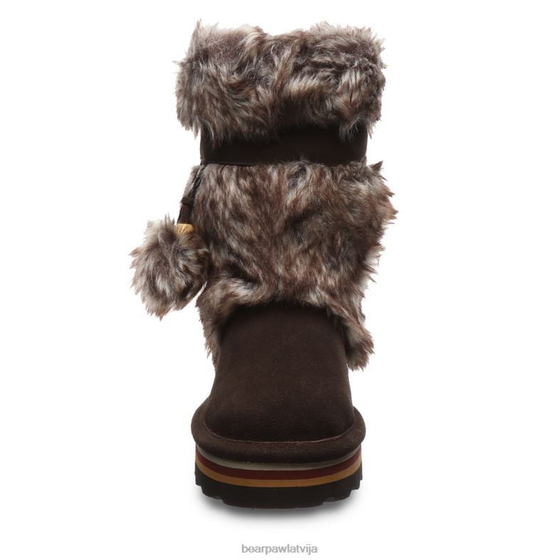 šokolāde bērni zābaki BEARPAW retro tama jaunība P2XFF596