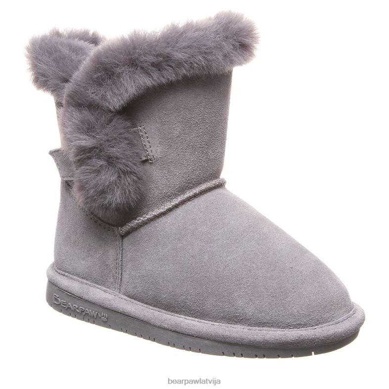 pelēka migla bērni zābaki BEARPAW Betsija jaunatne P2XFF585