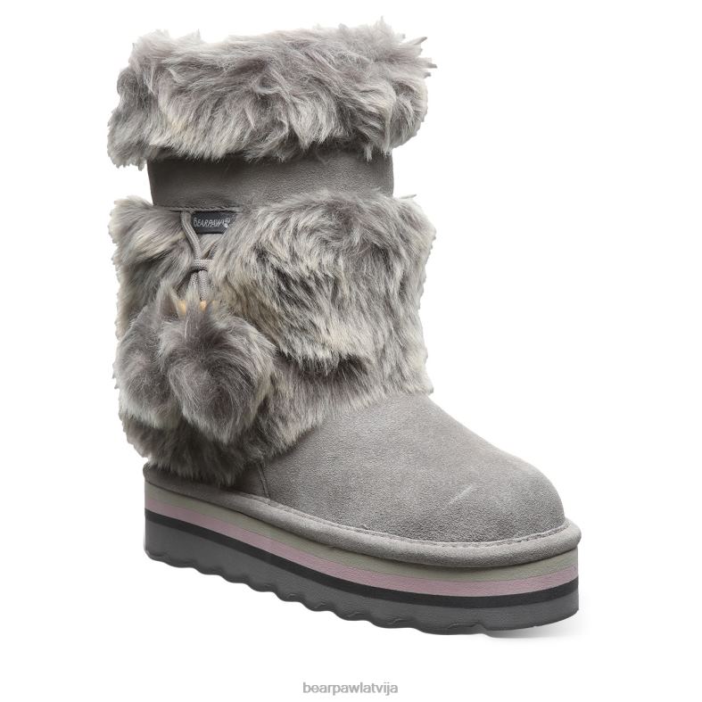 pelēka migla bērni zābaki BEARPAW retro tama jaunība P2XFF597