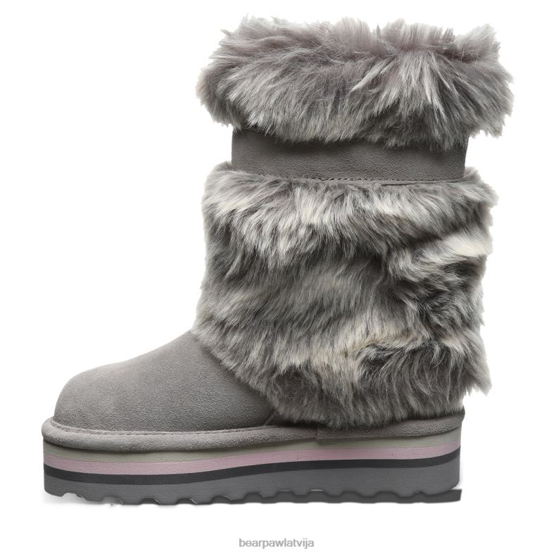 pelēka migla bērni zābaki BEARPAW retro tama jaunība P2XFF597