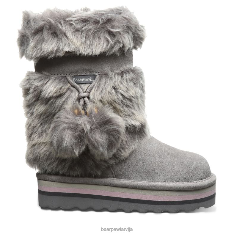 pelēka migla bērni zābaki BEARPAW retro tama jaunība P2XFF597