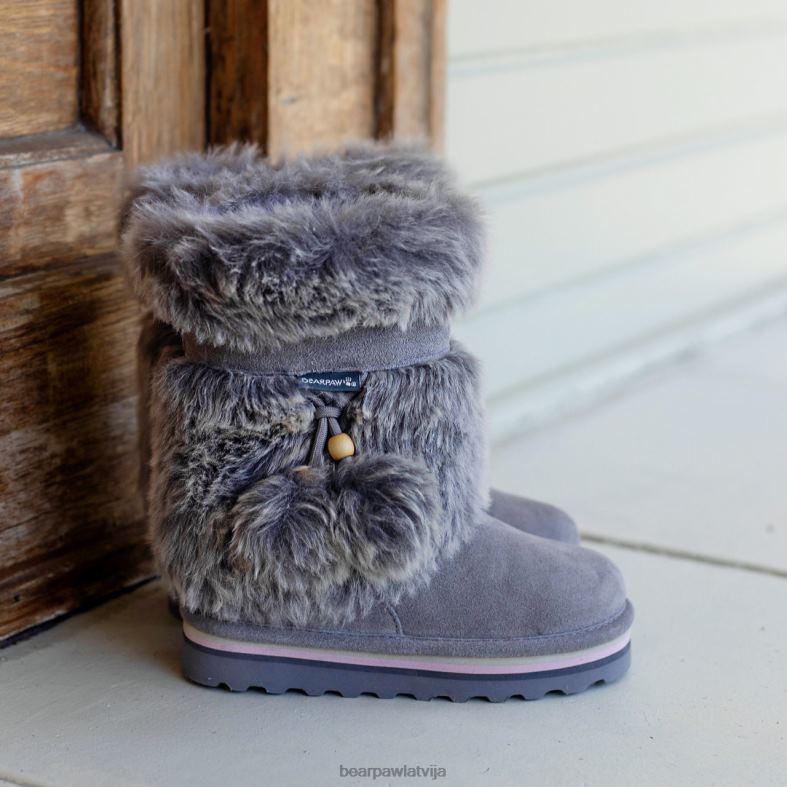 pelēka migla bērni zābaki BEARPAW retro tama jaunība P2XFF597