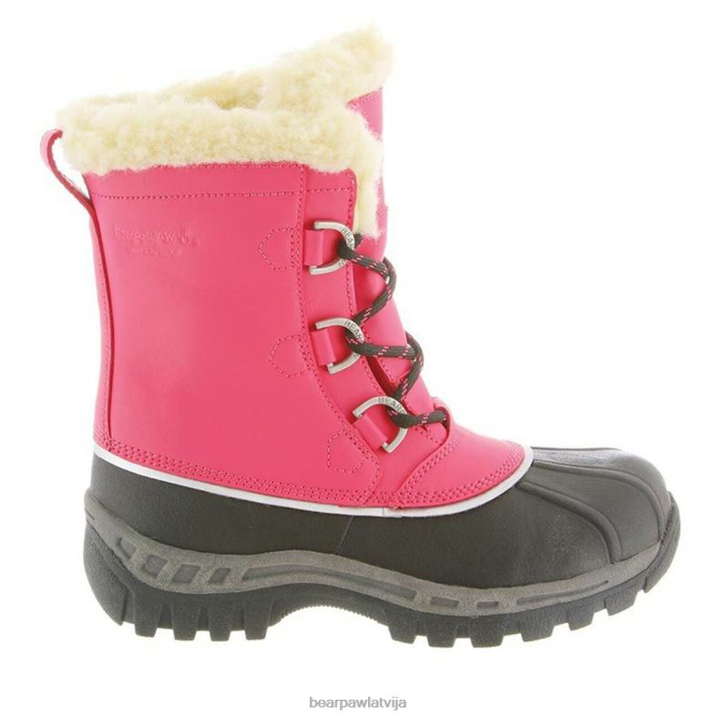 rozā bērni zābaki BEARPAW Kellija jaunība P2XFF593