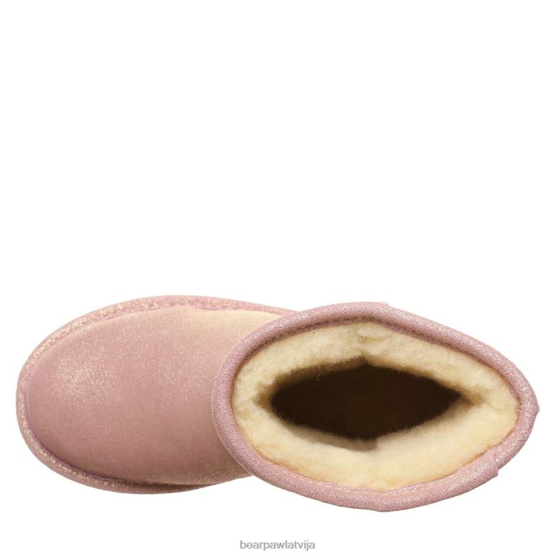 rozā mirdzums bērni zābaki BEARPAW elle eksotiska jaunatne P2XFF600