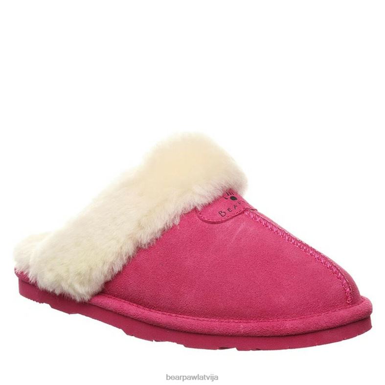 ballīšu rozā sievietes čības BEARPAW loki P2XFF272