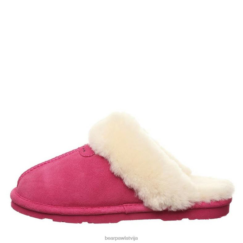 ballīšu rozā sievietes čības BEARPAW loki P2XFF272