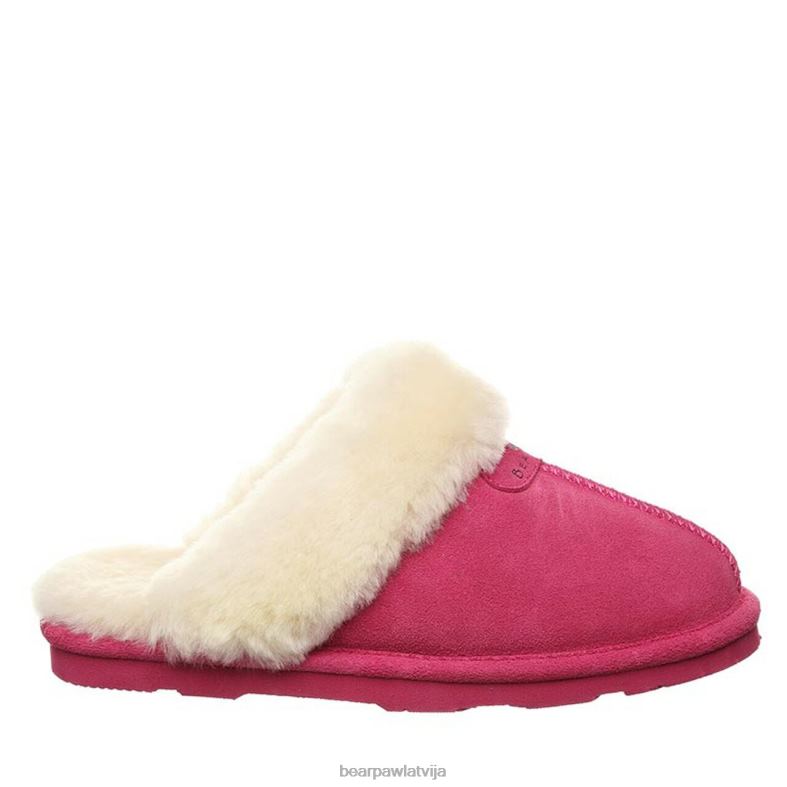 ballīšu rozā sievietes čības BEARPAW loki P2XFF272