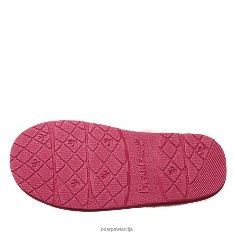 ballīšu rozā sievietes čības BEARPAW loki P2XFF272