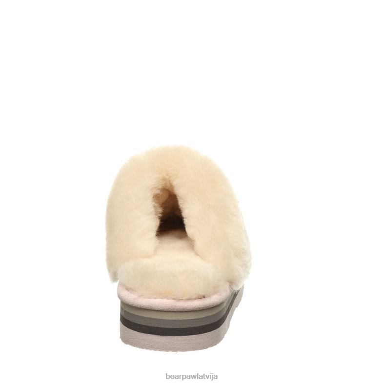 gaiši rozā sievietes čības BEARPAW retro loki P2XFF279