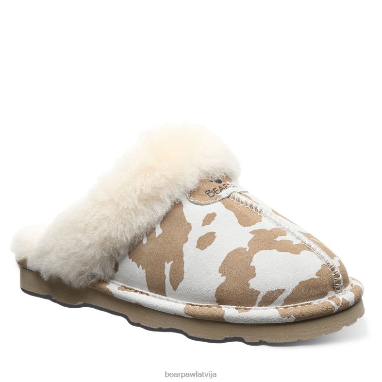 iedeguma govs apdruka sievietes čības BEARPAW loki eksotiski P2XFF265