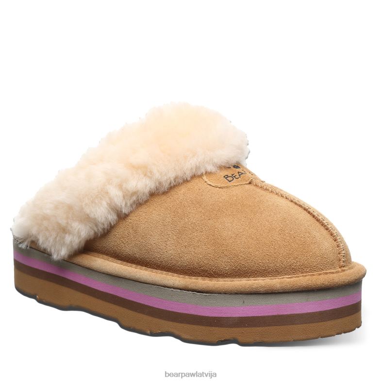 ledaina kafija sievietes čības BEARPAW retro loki P2XFF294