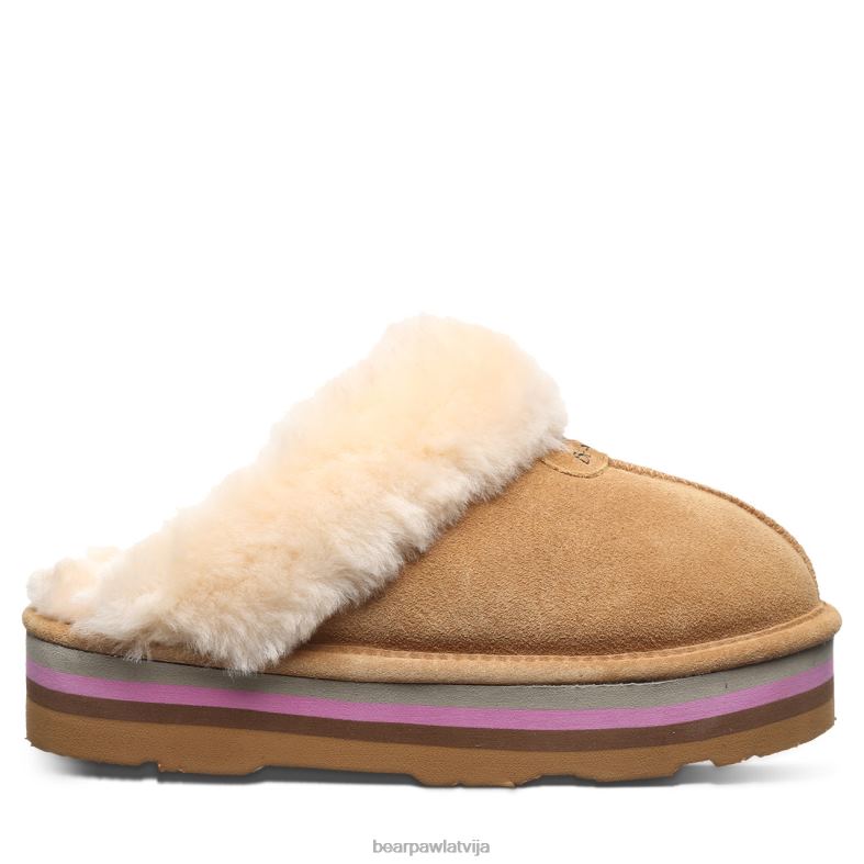 ledaina kafija sievietes čības BEARPAW retro loki P2XFF294