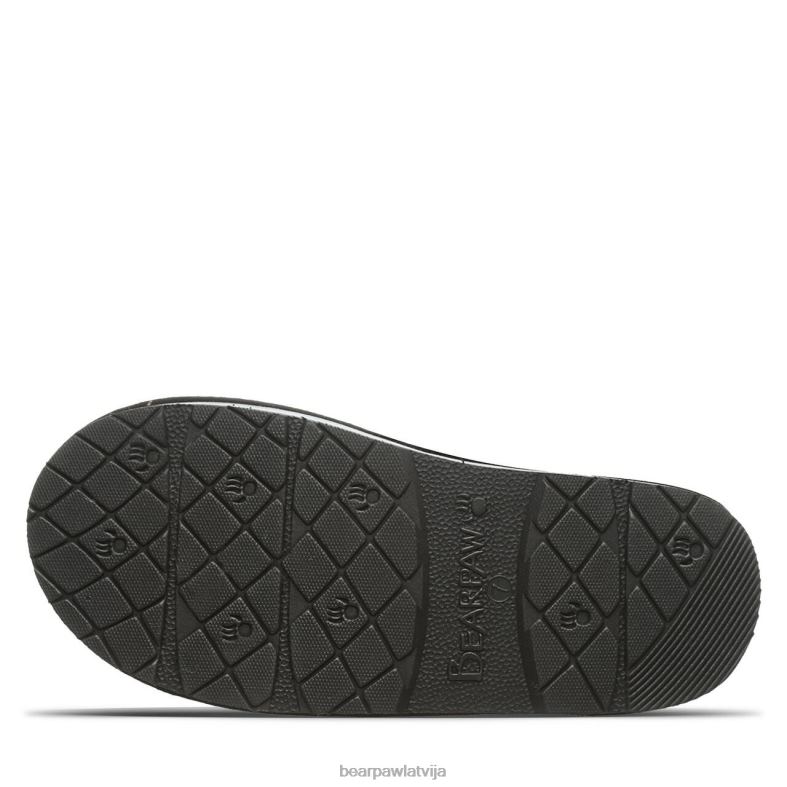 melnie ikri sievietes čības BEARPAW retro loki P2XFF320