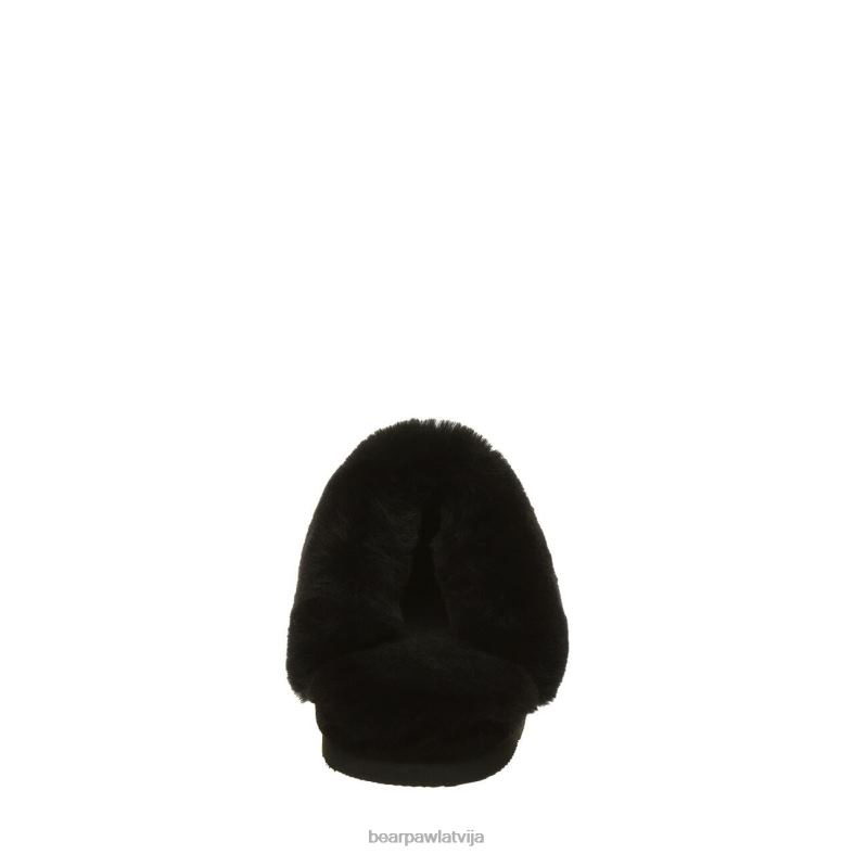 melns samts sievietes čības BEARPAW effie P2XFF310