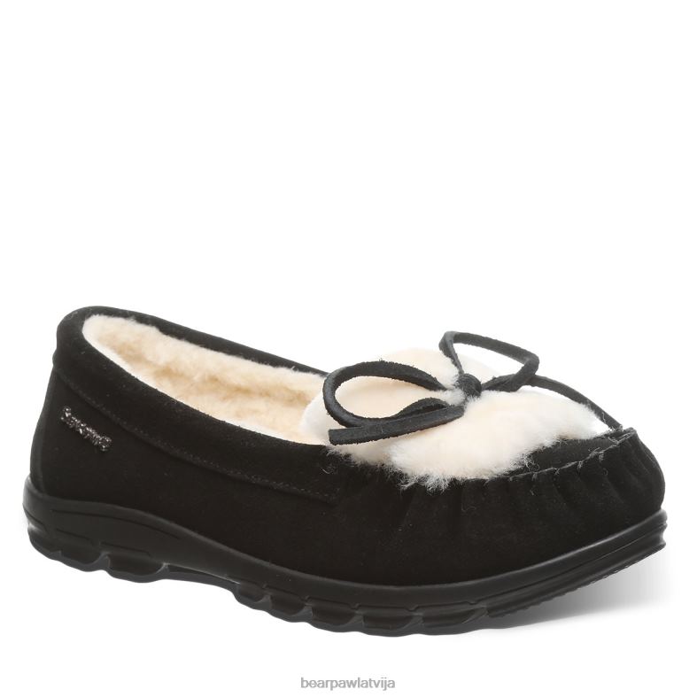 melns sievietes čības BEARPAW Parīze P2XFF264