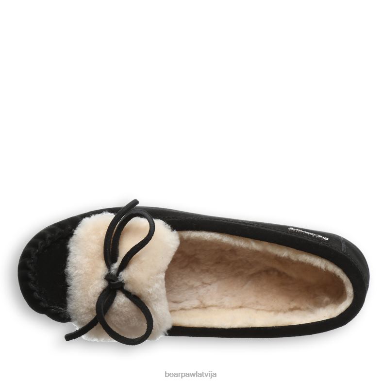 melns sievietes čības BEARPAW Parīze P2XFF264
