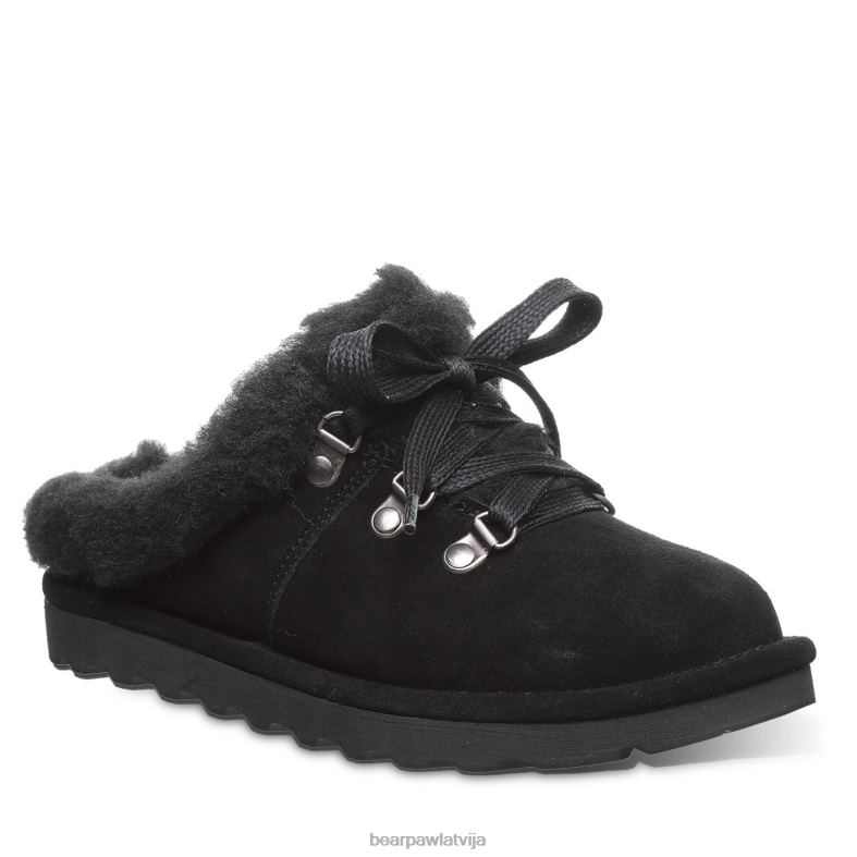melns sievietes čības BEARPAW ciedrs P2XFF261