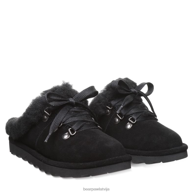 melns sievietes čības BEARPAW ciedrs P2XFF261