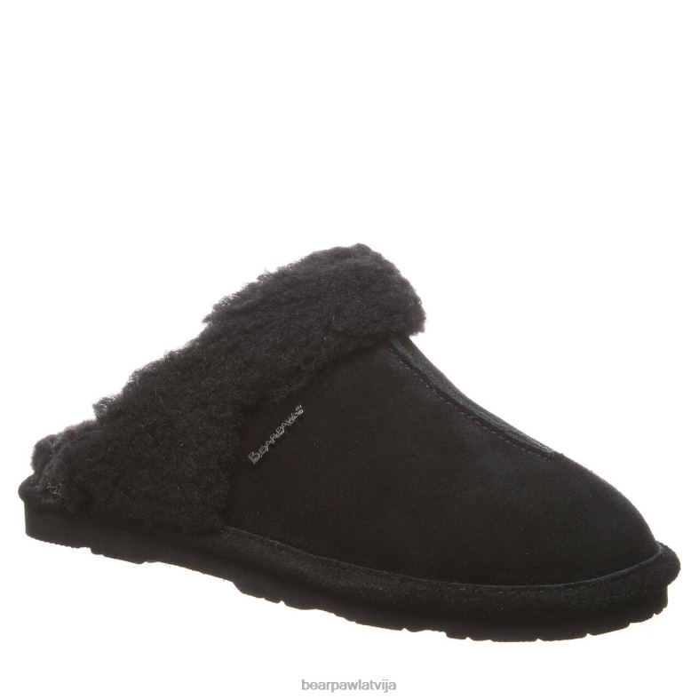 melns sievietes čības BEARPAW loketta P2XFF284